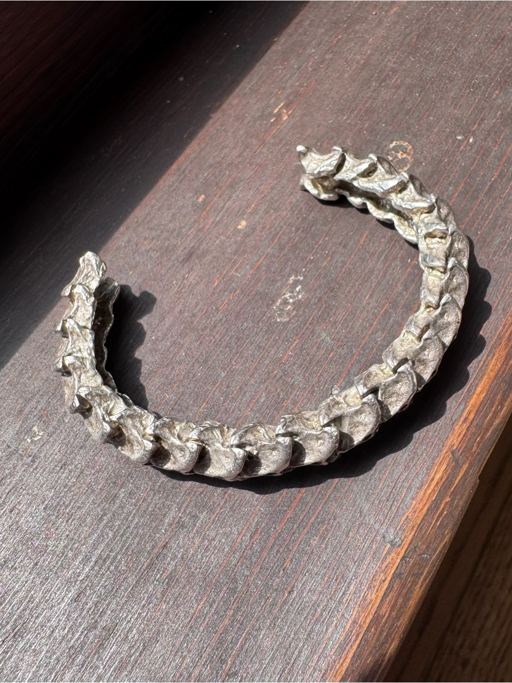 Handcrafted Silver Women's Cuff Bracelet